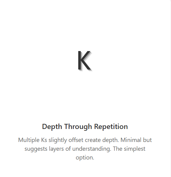Depth through repetition motif
