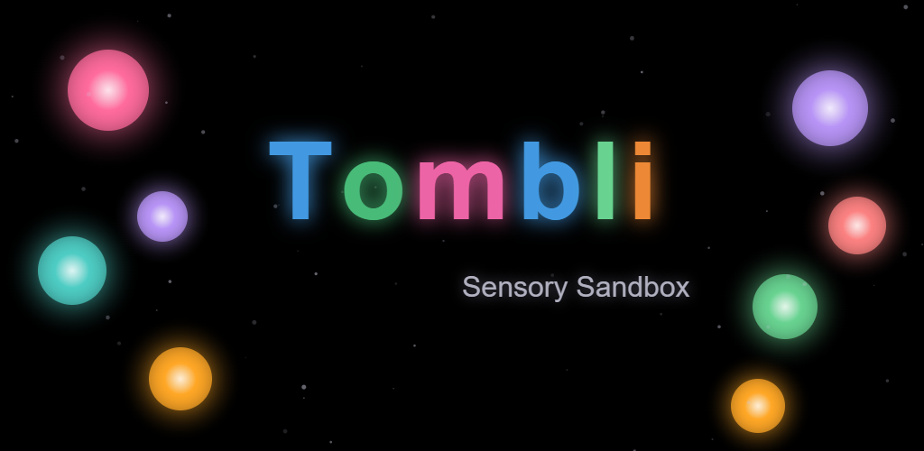 Tombli app preview showing colorful interactive elements